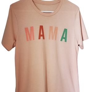 Mama T shirt in Blush Pink Unknown Brand Size Medium